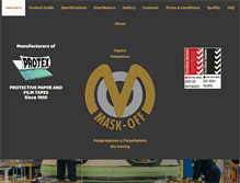 Tablet Screenshot of mask-off.com